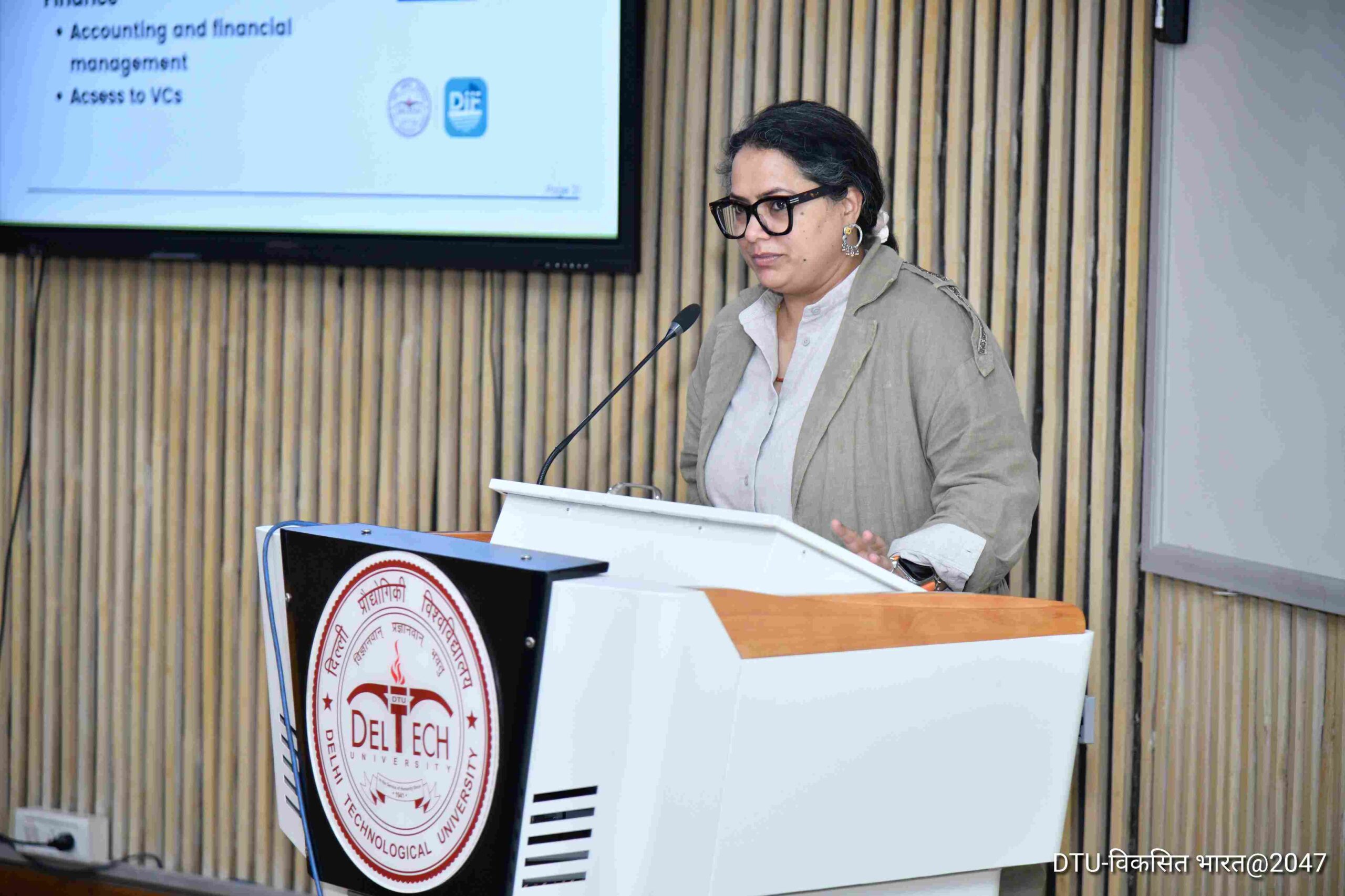 Speaker at DTU-IIF women startup event